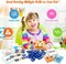116 Pcs Short Vowel Letters Sorting Spelling Reading Learning Toy Set with Double-Sided Flash Cards